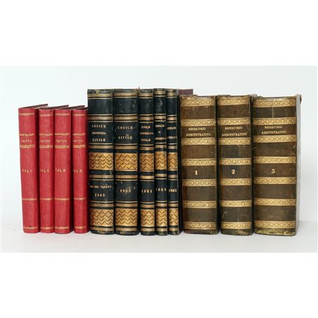 DODICI VOLUMI DI DIRITTO  DEL REGNO DELLE DUE SICILIE E DEL ...