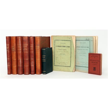 DIECI VOLUMI DI VARIA SCIENTIFICI DEL XIX E XX SECOLO