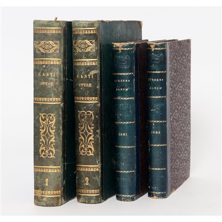 QUATTRO VOLUMI DI VARIA DEL XIX SECOLO