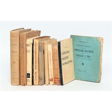 DIECI VOLUMI DI VARIA DEL XIX SECOLO E L’INIZIO DEL XX