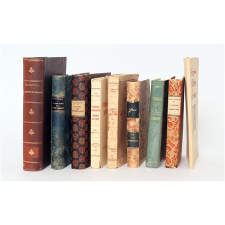 NOVE VOLUMI DI VARIA DEL XX SECOLO IN LINGUA FRANCESE