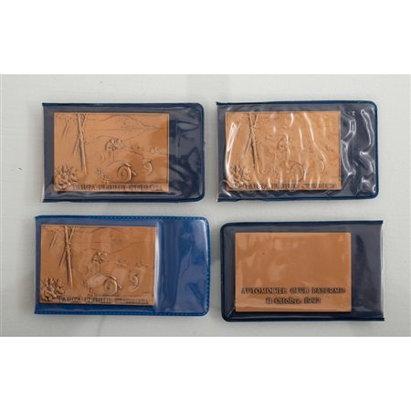 MAN. ITALIANA SECONDA METÀ XX SECOLO, Quattro piccole placche