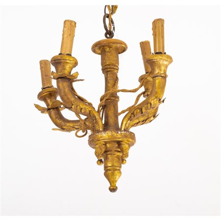 MANIFATTURA SICILIANA DEL XIX SECOLO, Due lampadari