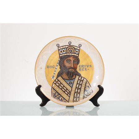 MORBELLI ARTE, Piatto in porcellana