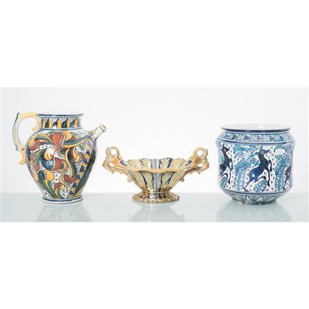 MAN. ITALIANA XX SECOLO, Cilindro, versatoio e centrotavola