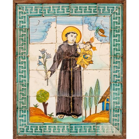 MANIFATTURA ITALIANA DEL XVIII SECOLO, Pannello