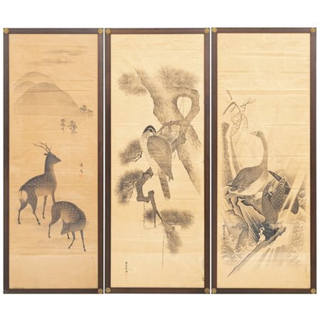 MANIFATTURA ORIENTALE DEL XIX SECOLO, Tre tecniche miste