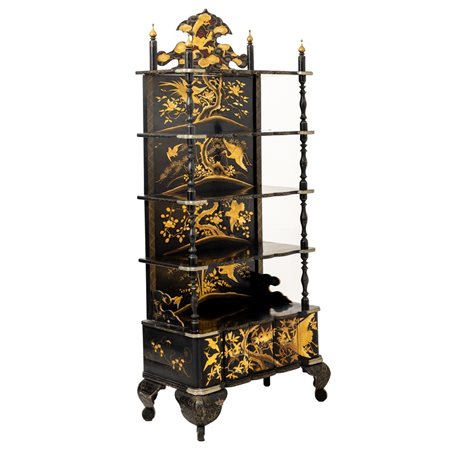 MANIFATTURA ORIENTALE DELLA FINE DEL XIX SECOLO, Etagere