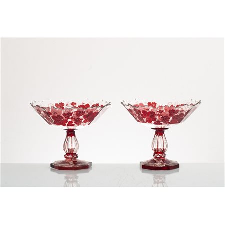 MANIFATTURA EUROPEA DEL XIX SECOLO, Due coppe