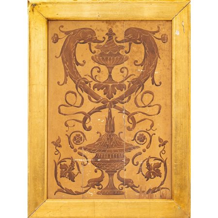 MANIFATTURA SICILIANA DEL XIX SECOLO, Elemento di boiserie