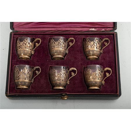 MANIFATTURA EUROPEA DELLA FINE DELL'800, Sei tazzine