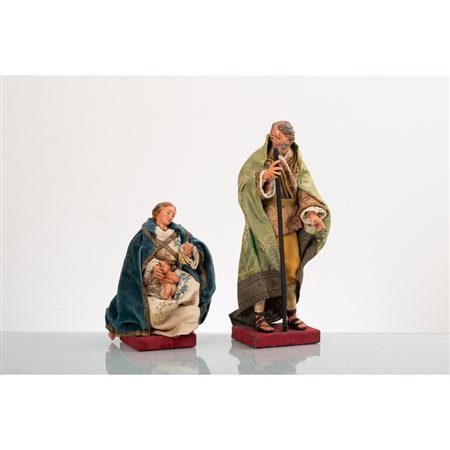 MANIFATTURA SICILIANA DEL XX SECOLO, Due sculture