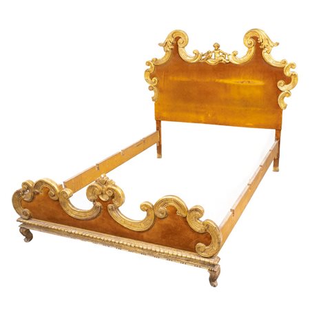 MANIFATTURA SICILIANA DEL XIX SECOLO, Letto