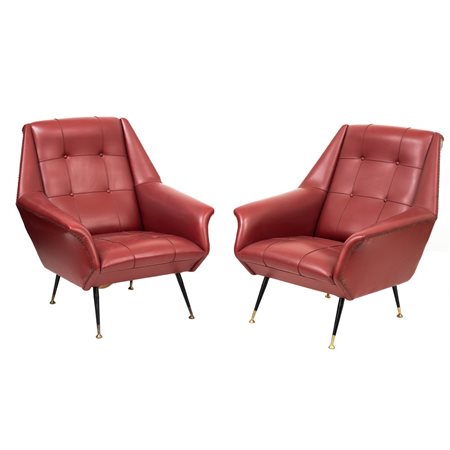 MANIFATTURA ITALIANA DEL XX SECOLO, Coppia di poltrone