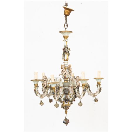 MANIFATTURA ITALIANA DEL XX SECOLO, Lampadario