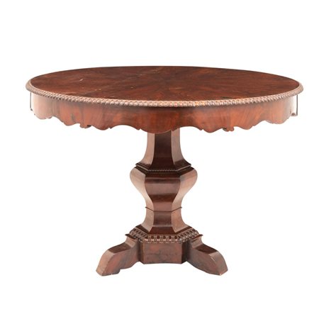 MANIFATTURA SICILIANA DEL XIX SECOLO, Tavolo da centro