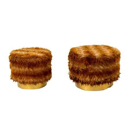 MANIFATTURA ITALIANA DEL XX SECOLO, Coppia di pouf