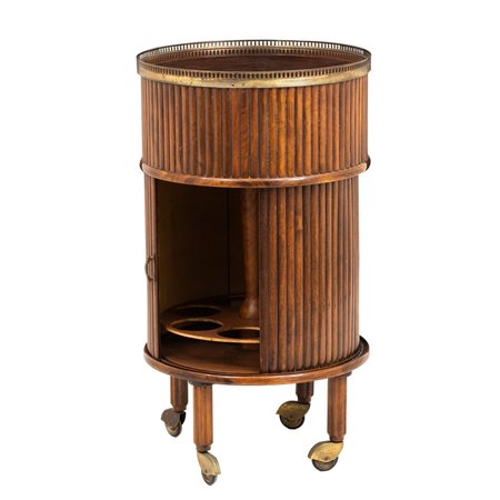 MANIFATTURA ITALIANA DEL XX SECOLO, Porta bottiglie a tamburo