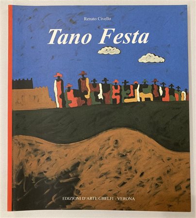 TANO FESTA catalogo mostra, Galleria Ghelfi , Verona, 2002, cm 24x21 testo di...