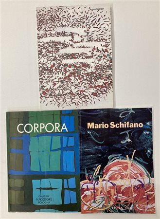 LOTTO DI TRE CATALOGHI - ANTONIO CORPORA catalogo mostra, Galleria d'Arte...