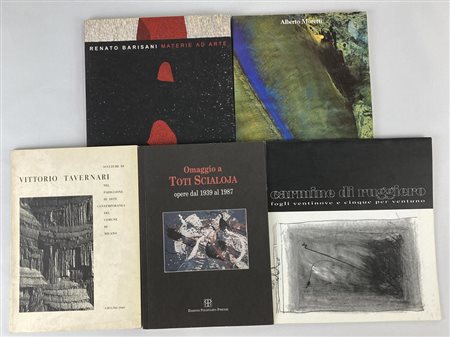 LOTTO DI 5 CATALOGHI - Vittorio Tavernari. Antologica di Vittorio Tavernari,...