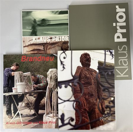 LOTTO DI 4 CATALOGHI - Klaus Prior. Monografia testo di Rudy Chiappini, cm...