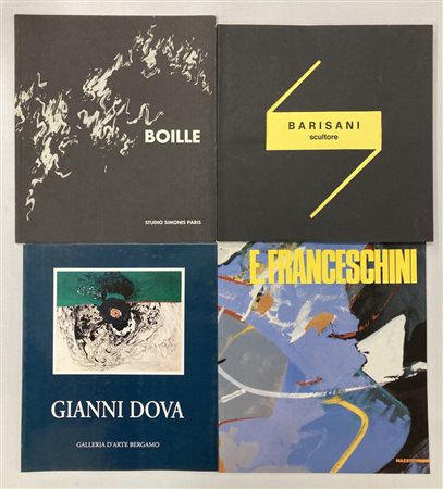 LOTTO DI 4 CATALOGHI - Renato Barisani 'Sculture 1950 -1990' testo Guido...