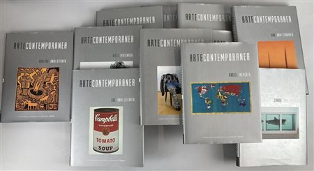 ARTE CONTEMPORANEA lotto di undici volumi, cm 26x20 ognuno Edizione speciale...