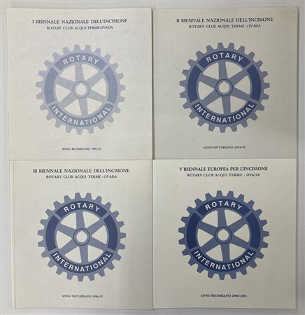 BIENNALE EUROPEA PER L'INCISIONE 4 Cataloghi delle edizioni 1992/93 - 1994/95...