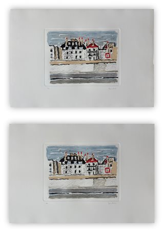 ORFEO TAMBURI (1910-1994) - Lotto unico di 2 acqueforti