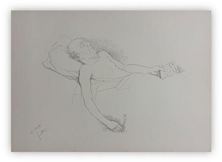 RENATO GUTTUSO (1912-1987) - Omaggio a Pablo Neruda, 1974
