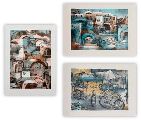 EVA FISCHER (1920-2015) - Lotto unico di 3 litografie