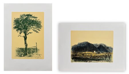 ALBERTO ZIVERI (1908-1990) - Lotto unico composto da 2 litografie
