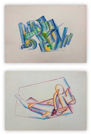 ANTONIO MARASCO (1896-1975) - Lotto unico composto da 2 litografie