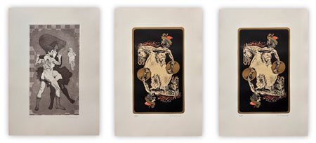 GIUSEPPE (BEPPE) MADAUDO (1950) - Lotto unico composto da 3 acqueforti