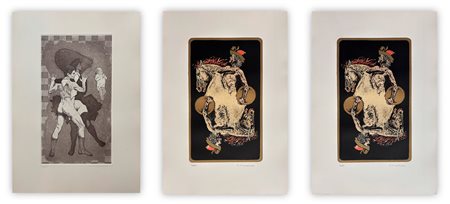 GIUSEPPE (BEPPE) MADAUDO (1950) - Lotto unico composto da 3 acqueforti