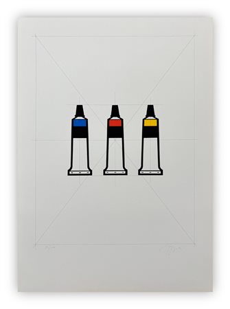 TINO STEFANONI (1937-2017) - Tubetti di colore