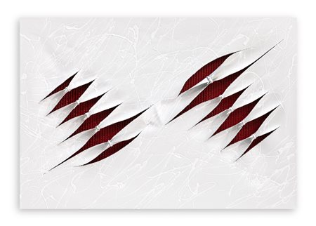 CALOGERO SALEMI (1966) - Squarci di rosso, 2025