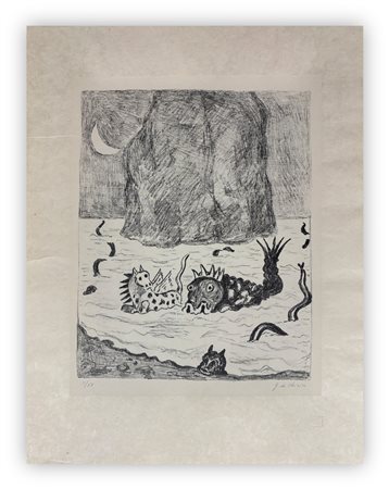 GIORGIO DE CHIRICO (1888-1978) - I mostri, 1973