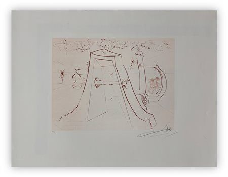 SALVADOR DALÌ (1904-1989) - Omaggio a Dürer