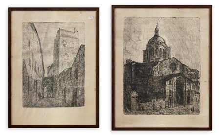 ANONIMO - Lotto unico di 2 opere: