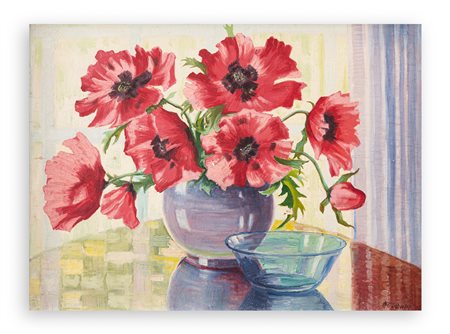 SCHEIBE - Senza Titolo (Composizione floreale), 1936