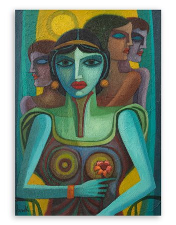 RENATO FIORILLO (1923-2000) - Figura di donna