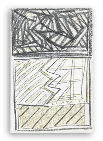 RICCARDO LICATA (1929-2014) - Senza Titolo (Composizione), 1970