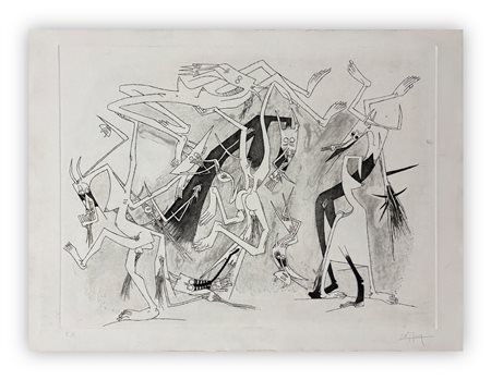 WIFREDO LAM (1902-1982) - Senza Titolo