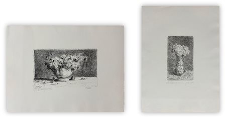 MATTEO MASSAGRANDE (1959) - Lotto unico di 2 incisioni