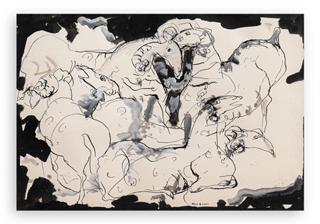 UGO GUIDI (1912-1977) - Cavalli