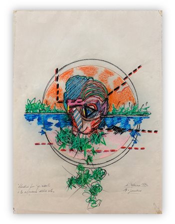 ENRICO CORNEO (1937) - Studio, 1972