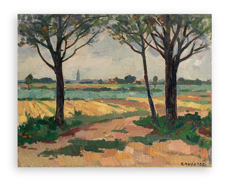 SILVIO CONSADORI (1909-1994) - Burano. Torcello, 1970