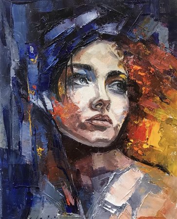 Francesco Siclari, 'Della serie "Volti"', 2023